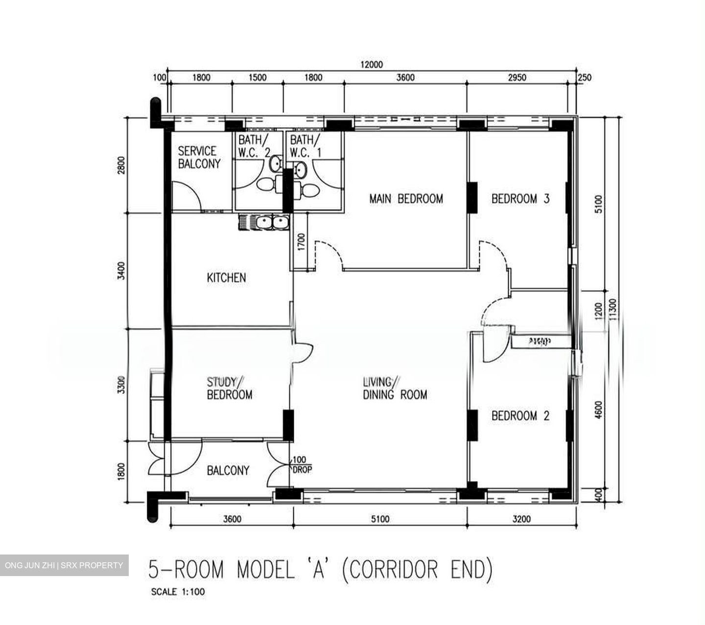 Blk 511 Choa Chu Kang Street 51 (Choa Chu Kang), HDB 5 Rooms #604976451